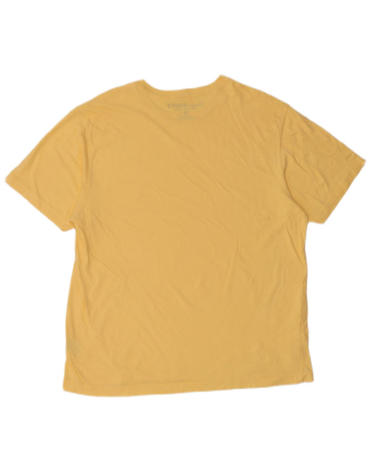 Camiseta masculina Eddie Bauer de algodão amarelo médio