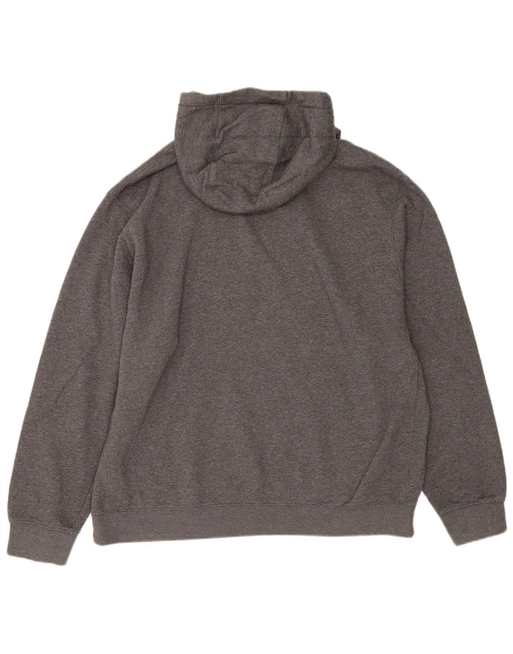 Nike masculino moletom com capuz XL cinza algodão