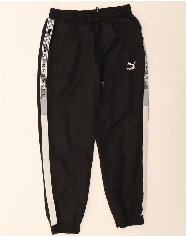 Calça esportiva masculina Puma Graphic Joggers médio preto colorblock