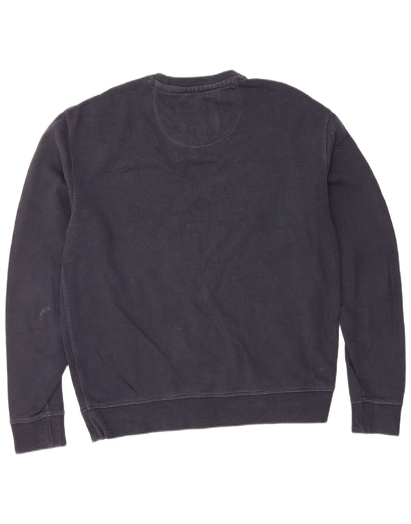 JACK WILLS moletom masculino jumper grande algodão azul marinho