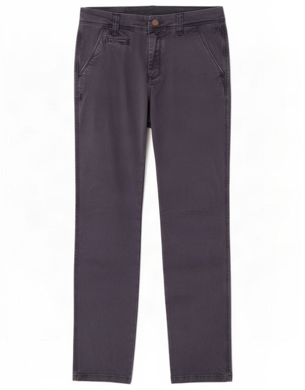 Sun68 Calça Chino Feminina Reta UK 14 Grande W32 L30 Algodão Azul Marinho