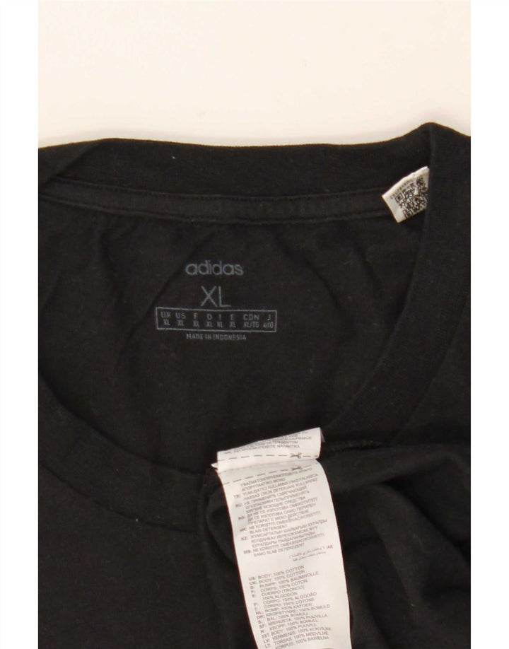 Camiseta masculina Adidas Top XL algodão preto