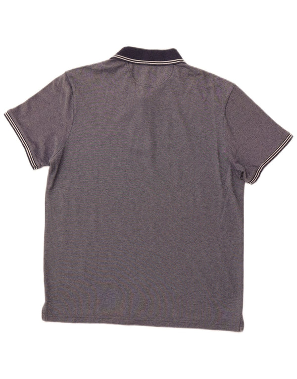 Camisa polo masculina CHAMPION Easy Fit grande azul marinho