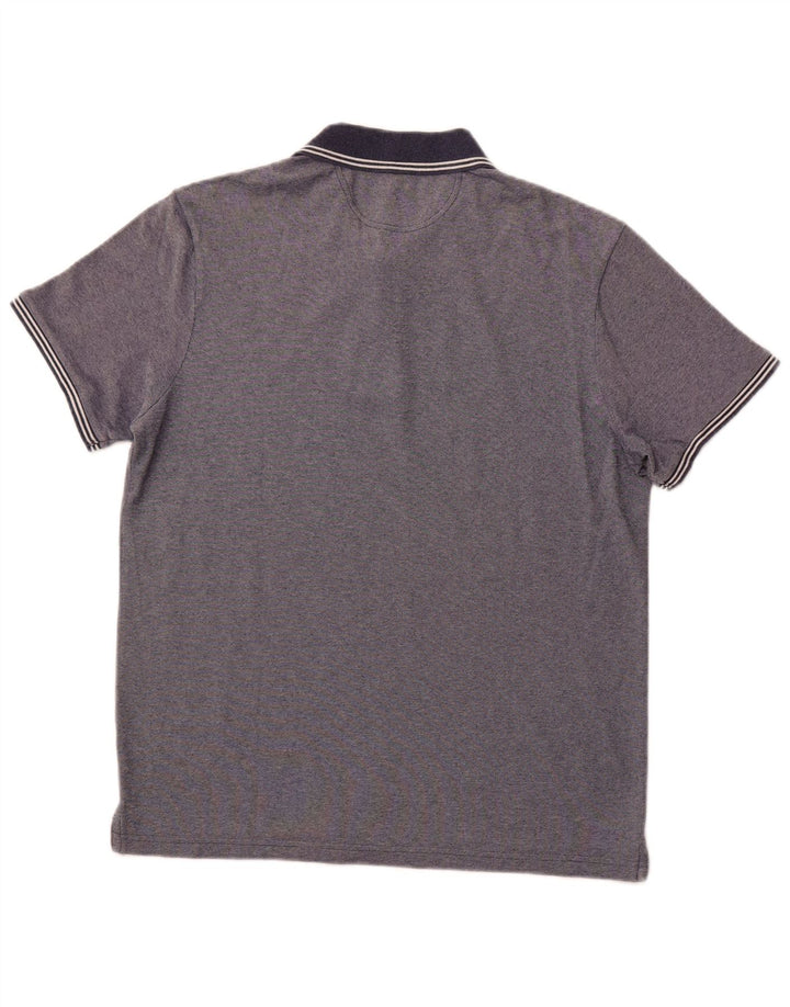 Camisa polo masculina CHAMPION Easy Fit grande azul marinho