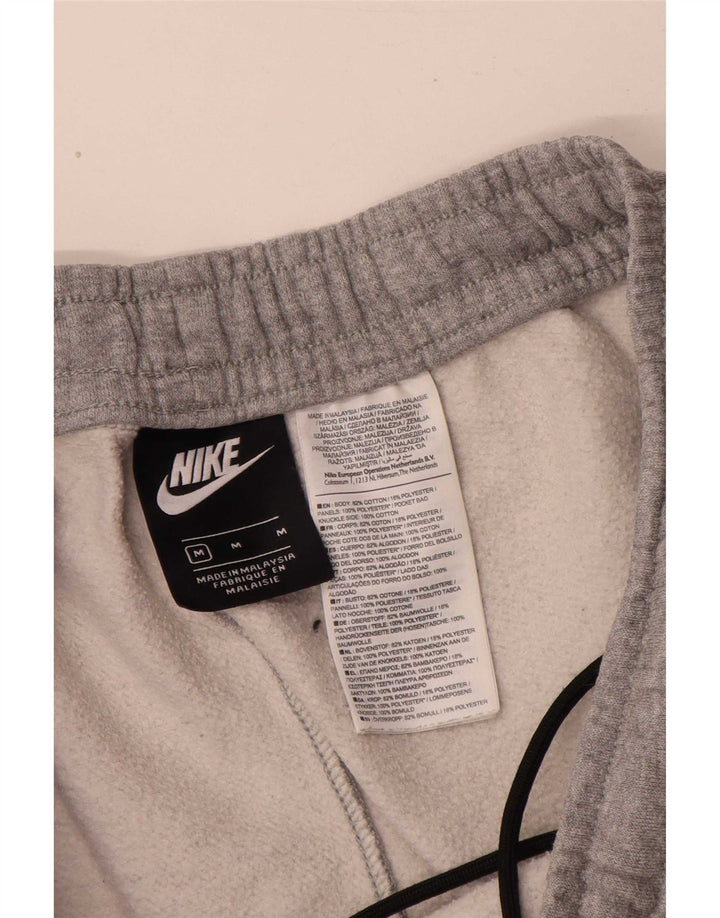 Calça de treino masculina Nike joggers cinza médio algodão