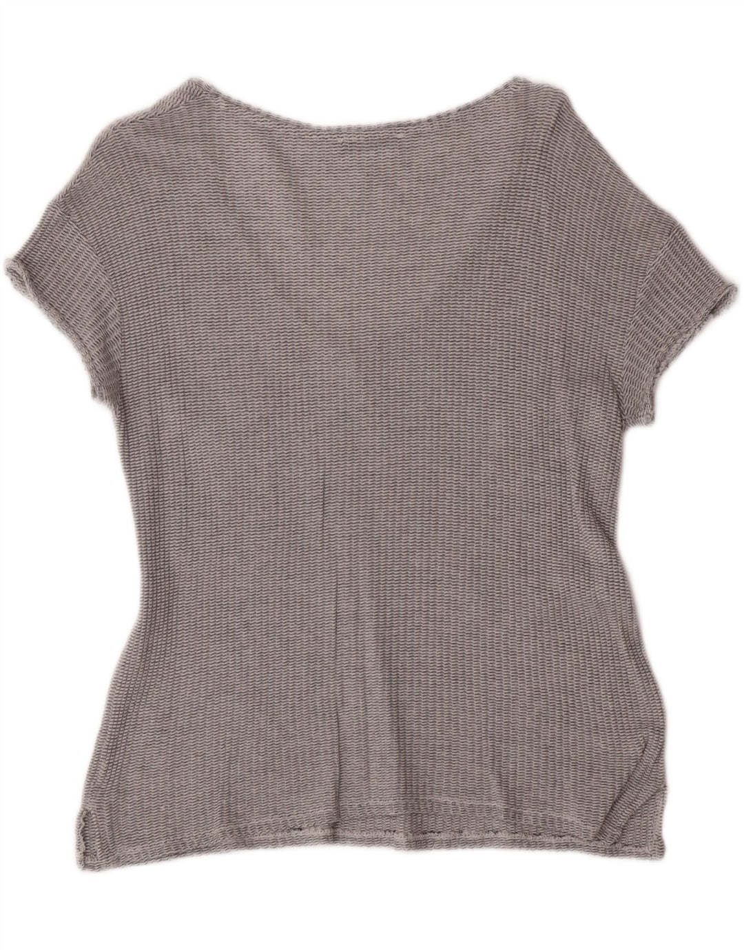 Blusa feminina ZARA UK 12 cinza médio