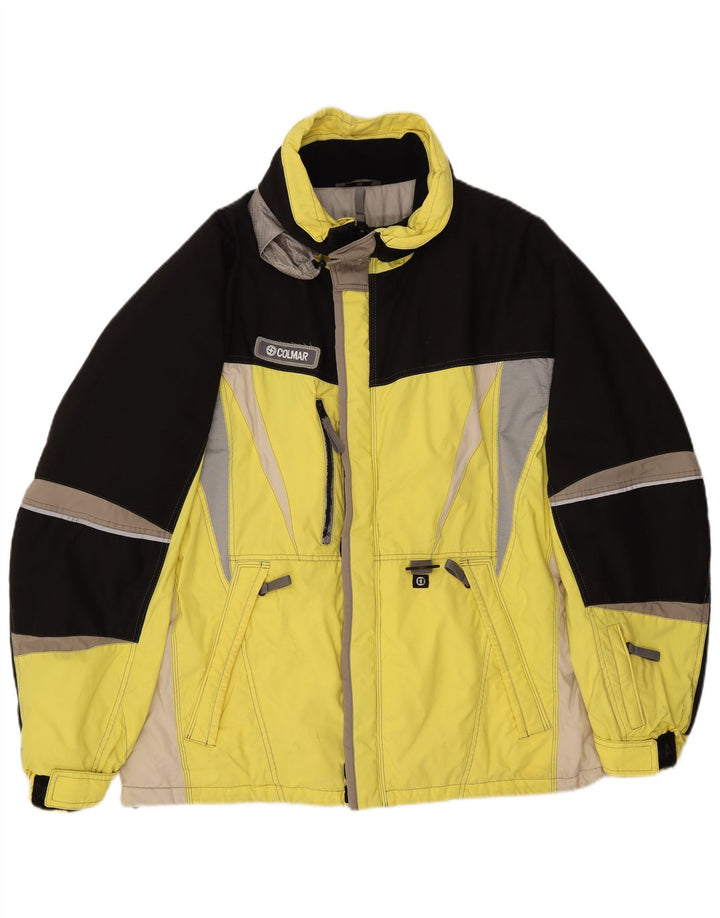 Jaqueta de esqui masculina COLMAR IT 52 grande amarelo colorblock poliamida
