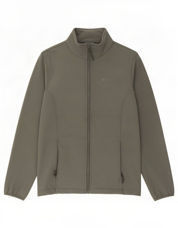 Mountain Warehouse Womens Tracksuit Top Jacket UK 12 poliéster cinza médio