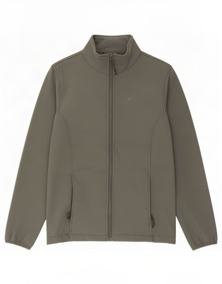 Mountain Warehouse Womens Tracksuit Top Jacket UK 12 poliéster cinza médio