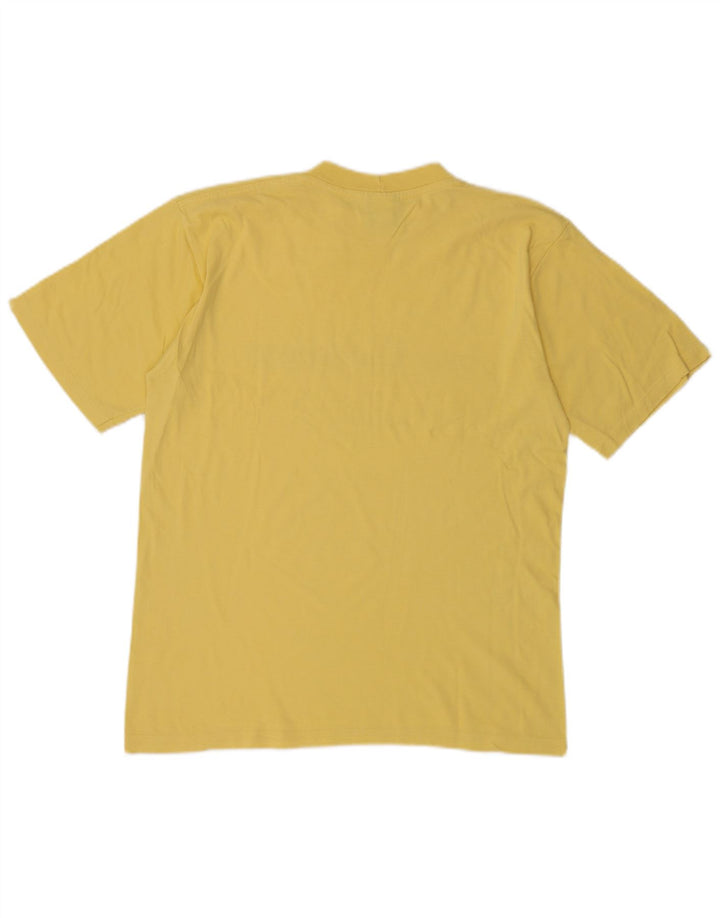 Camiseta gráfica masculina GOOSE & GANDER de algodão amarelo médio