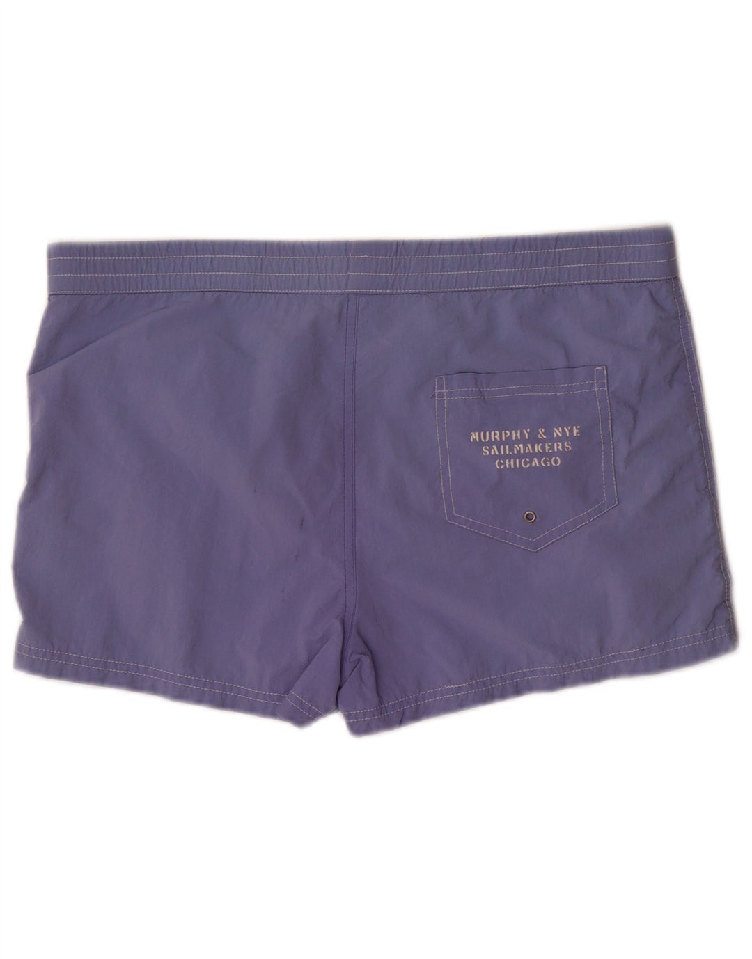 Shorts de natação masculino MURPHY & NYE Sailmakers grande azul nylon