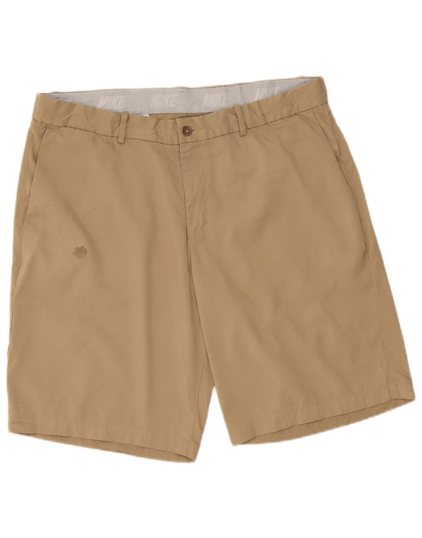 Shorts Nike Masculino Dri Fit Chino W36 Grande Poliéster Bege