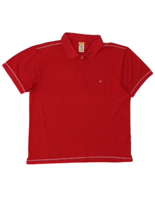Camisa polo masculina Champion XL algodão vermelho