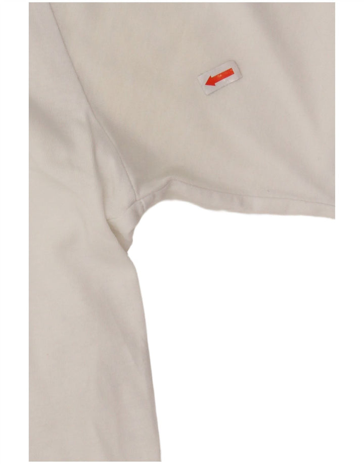 ADIDAS Camiseta Masculina Top Médio Algodão Branco