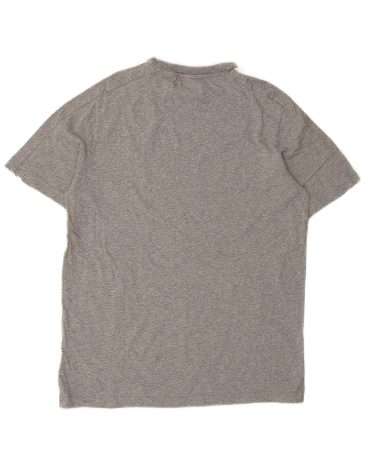 Camiseta masculina Adidas Top cinza médio algodão