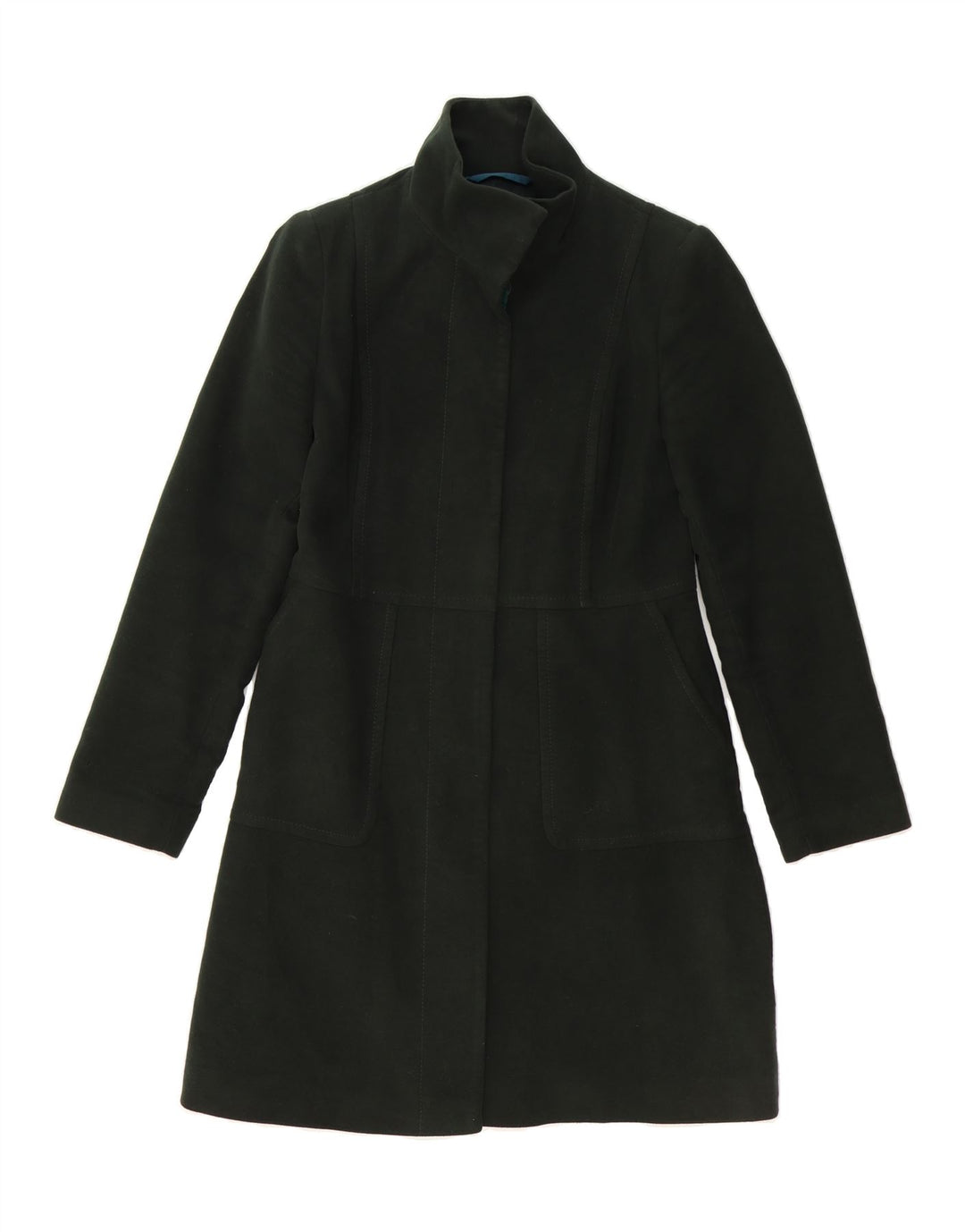 WHITE STUFF Womens Overcoat UK 10 Small Green Cotton Vintage White Stuff and Second-Hand White Stuff from Messina Hembry 