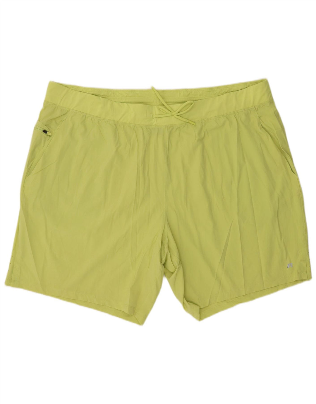 Russell Athletic Mens Sport Shorts 3XL poliéster amarelo