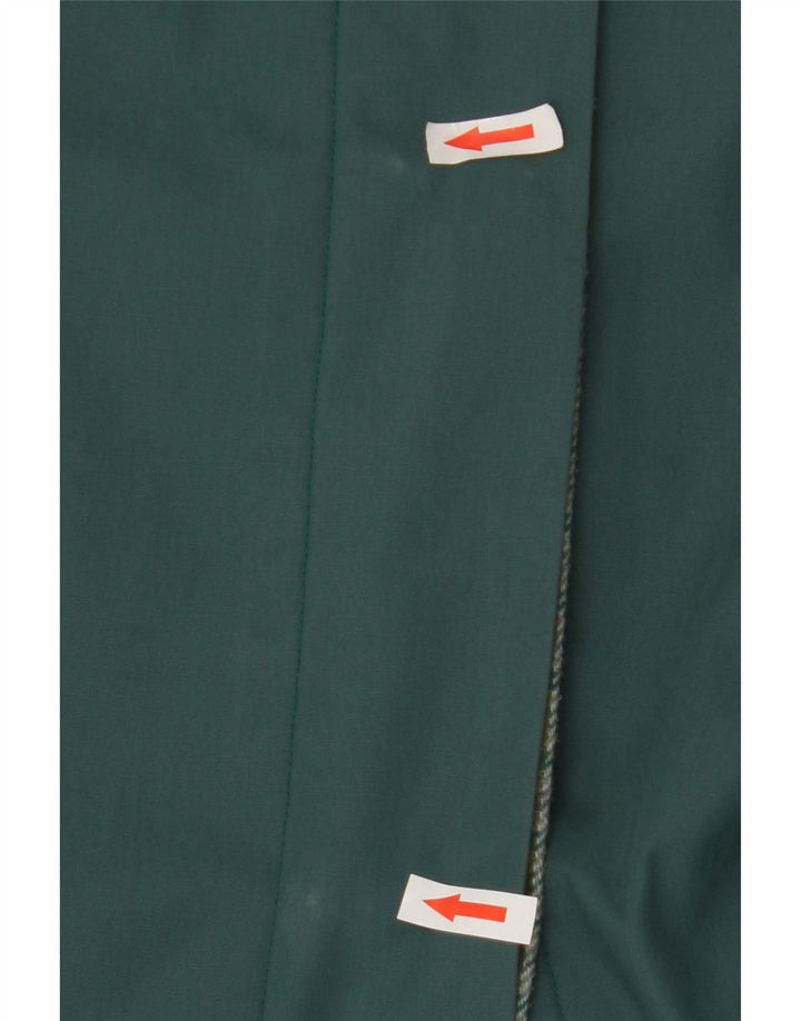 Sobretudo feminino vintage IT 55 2XL poliéster verde