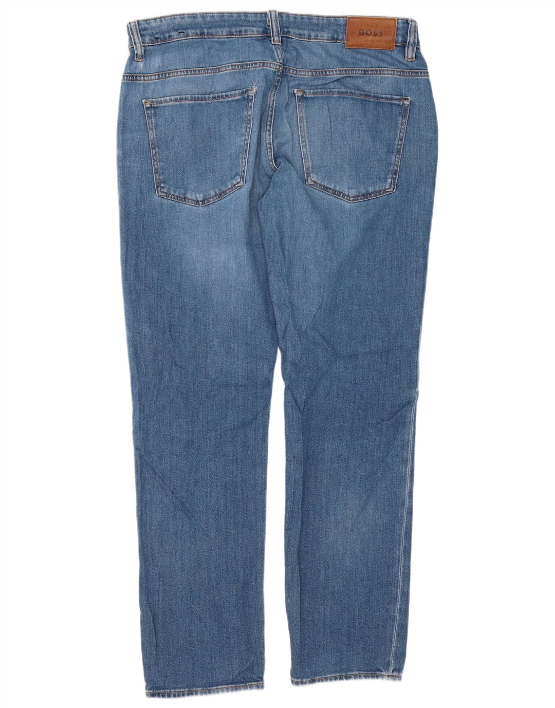 Hugo Boss Masculino Delaware Slim Jeans W40 L32 Azul
