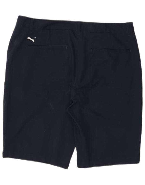 Puma Mens Chino Shorts W34 Grande Poliéster Azul Marinho