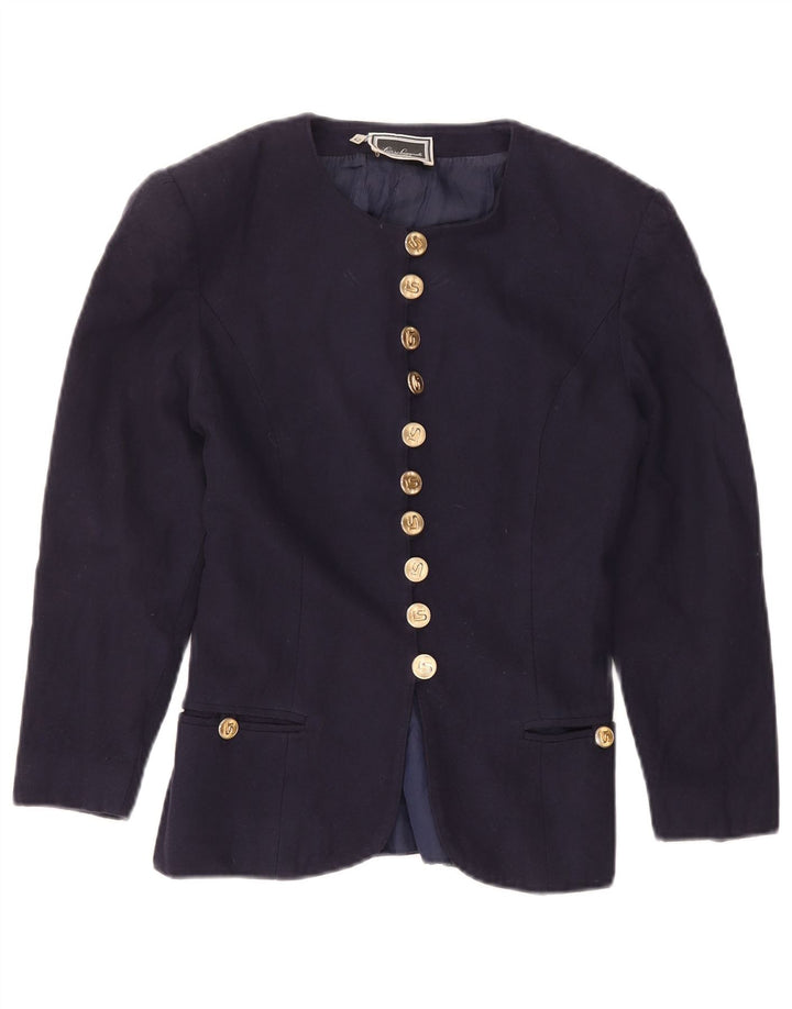 Luisa Spagnoli Blazer feminino IT 42 médio azul marinho lã