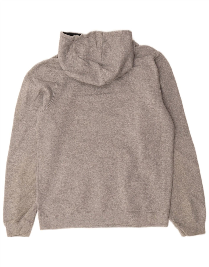 Jumper com capuz gráfico masculino Nike pequeno algodão cinza