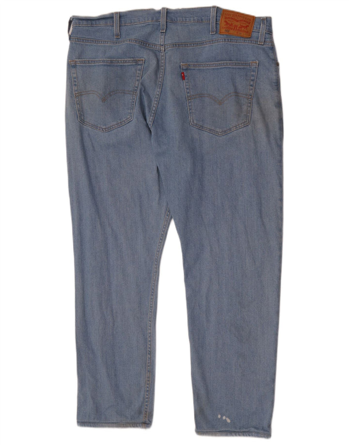 Levi's Masculino 502 Tapered Jeans W38 L32 Azul Algodão