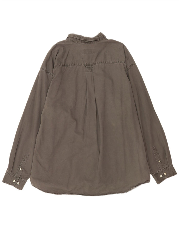 Camisa masculina Eddie Bauer 2XL algodão cinza