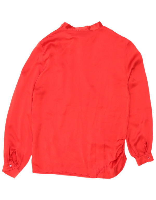 Blusa feminina vintage manga comprida top IT 42 vermelho médio