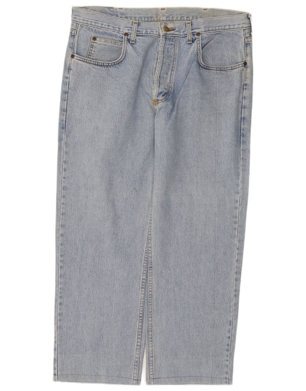 Lee Mens Chicago Straight Jeans W38 L27 Azul Algodão