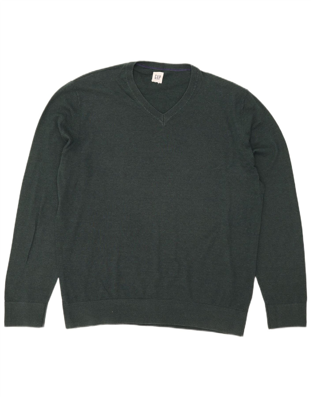 Suéter masculino Gap com decote em V XL verde