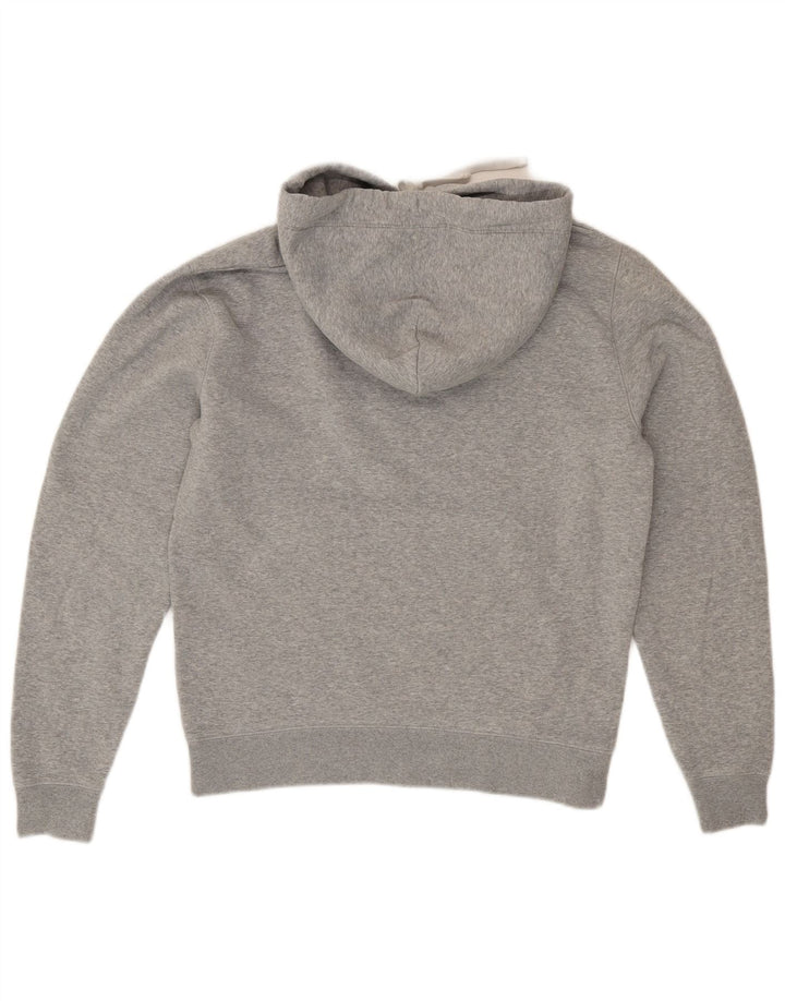 JACK WILLS Suéter masculino com capuz gráfico pequeno algodão cinza