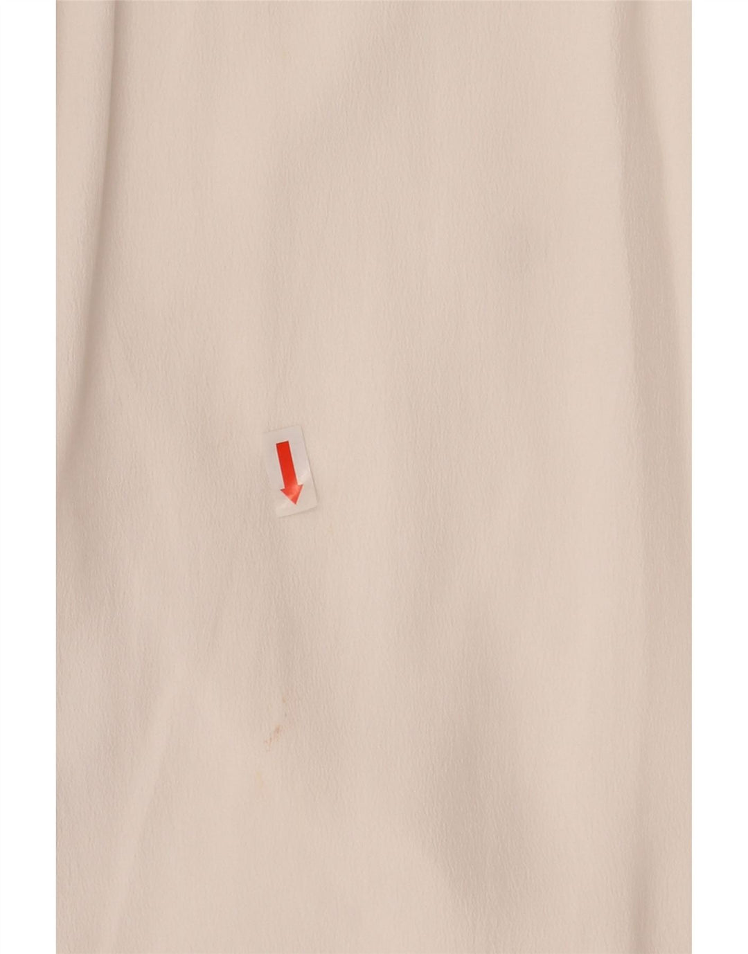 Blusa feminina com gravata frontal CARACTERE Reino Unido 10 pequena acetato branco