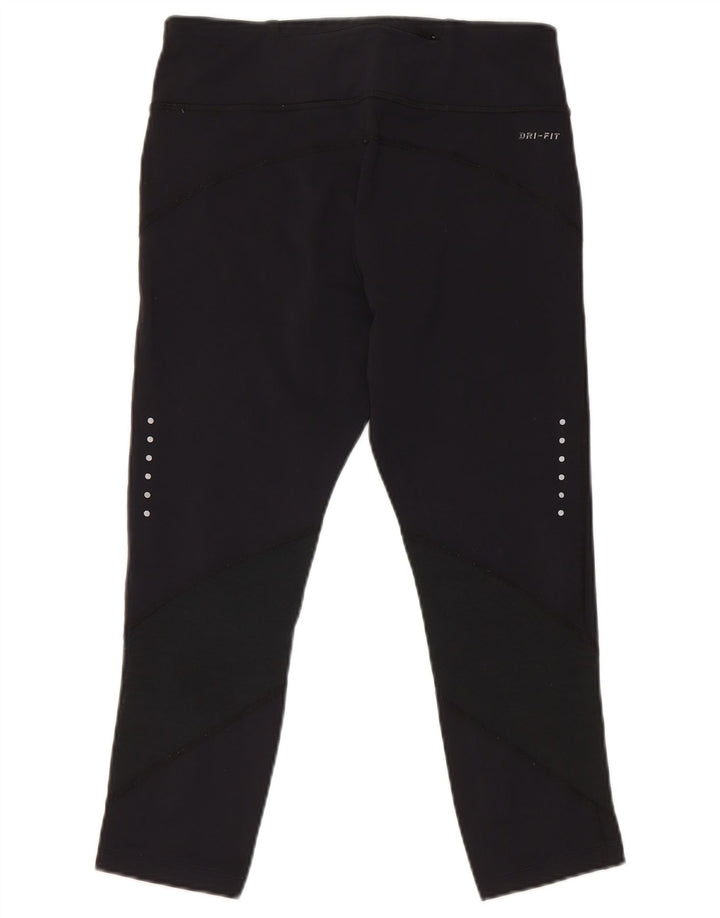 Leggings Nike Dri Fit Capri UK 12 Médio Preto Nylon
