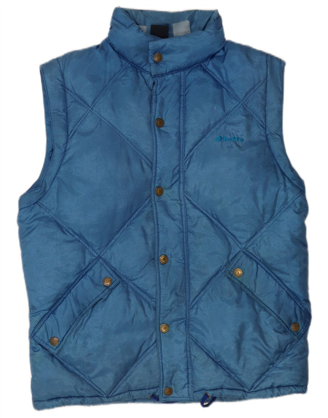 Colete acolchoado masculino Lotto UK 40 grande azul