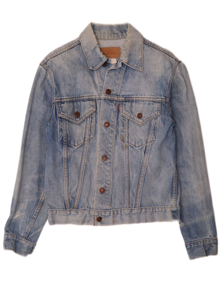 Jaqueta jeans feminina Levi's UK 12 azul médio