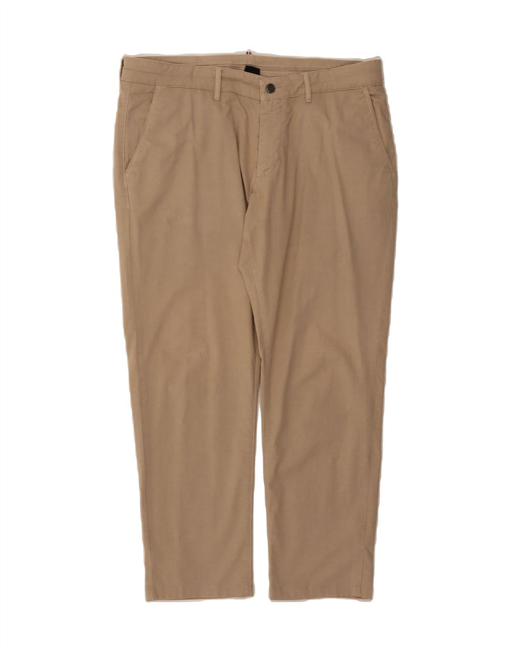 COLMAR Womens Tapered Chino Trousers IT 54 3XL W36 L28 Brown Cotton Vintage Colmar and Second-Hand Colmar from Messina Hembry 