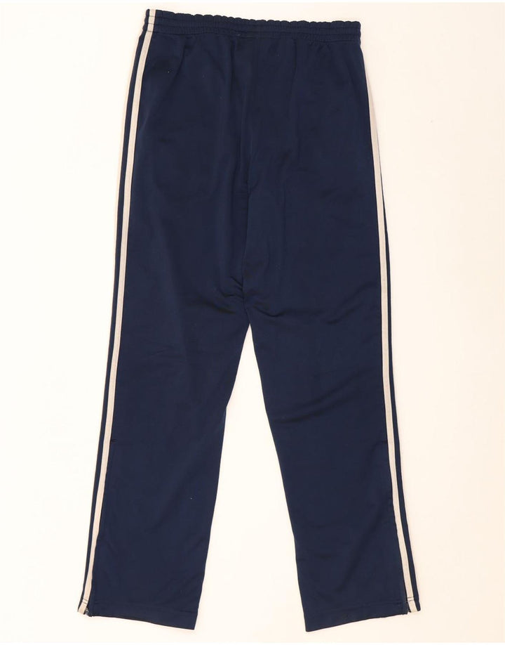 Calça de treino masculina Adidas pequena azul marinho poliéster