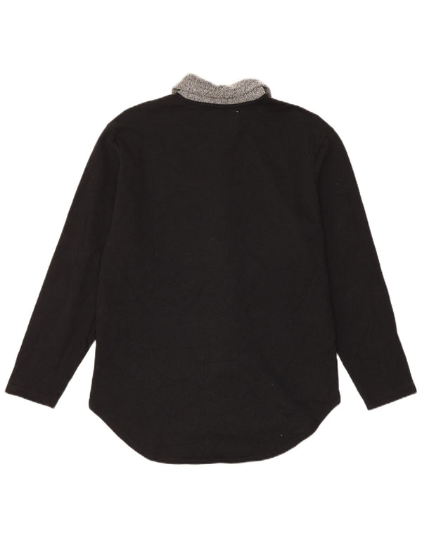 Camisa masculina vintage cinza médio colorblock acrílico