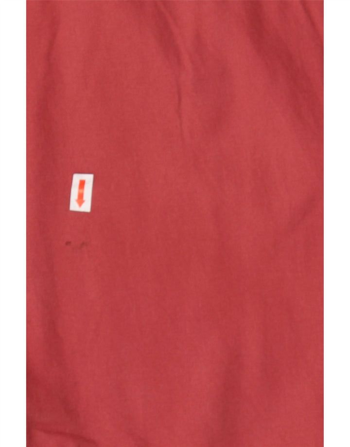 EDDIE BAUER Mens Short Sleeve Shirt Medium Red Cotton Vintage Eddie Bauer and Second-Hand Eddie Bauer from Messina Hembry 