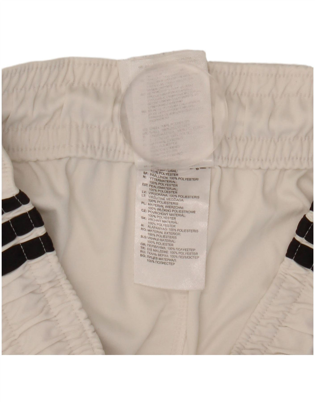 Adidas Mens Sport Shorts Pequeno Poliéster Branco