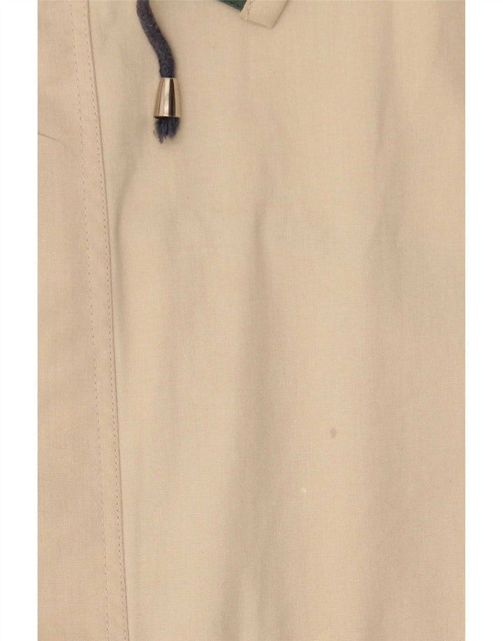Jaqueta utilitária masculina Stormy Sea Reino Unido 36 poliéster bege pequeno Colourblock