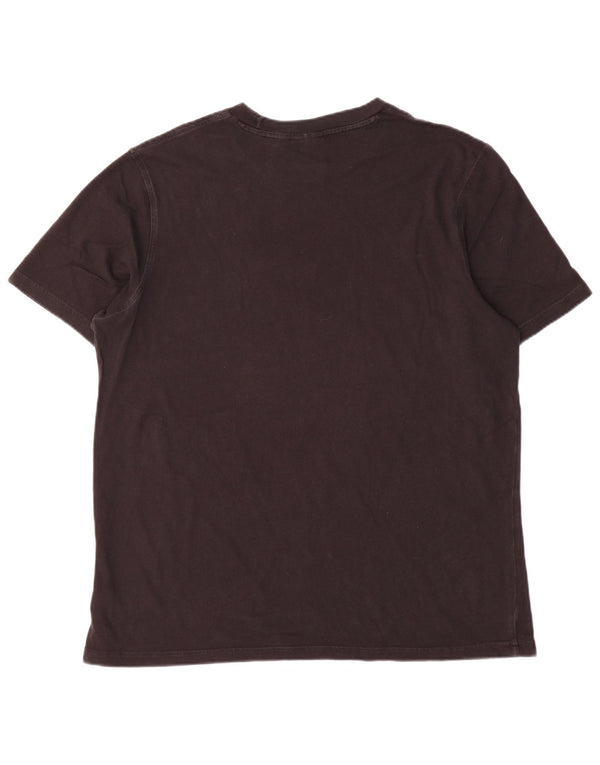 Adidas Mens Graphic T-Shirt Top Grande Algodão Preto