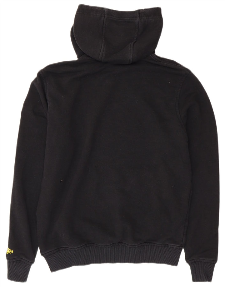 NEW ERA masculino Golden State Warriors moletom com capuz gráfico pequeno preto