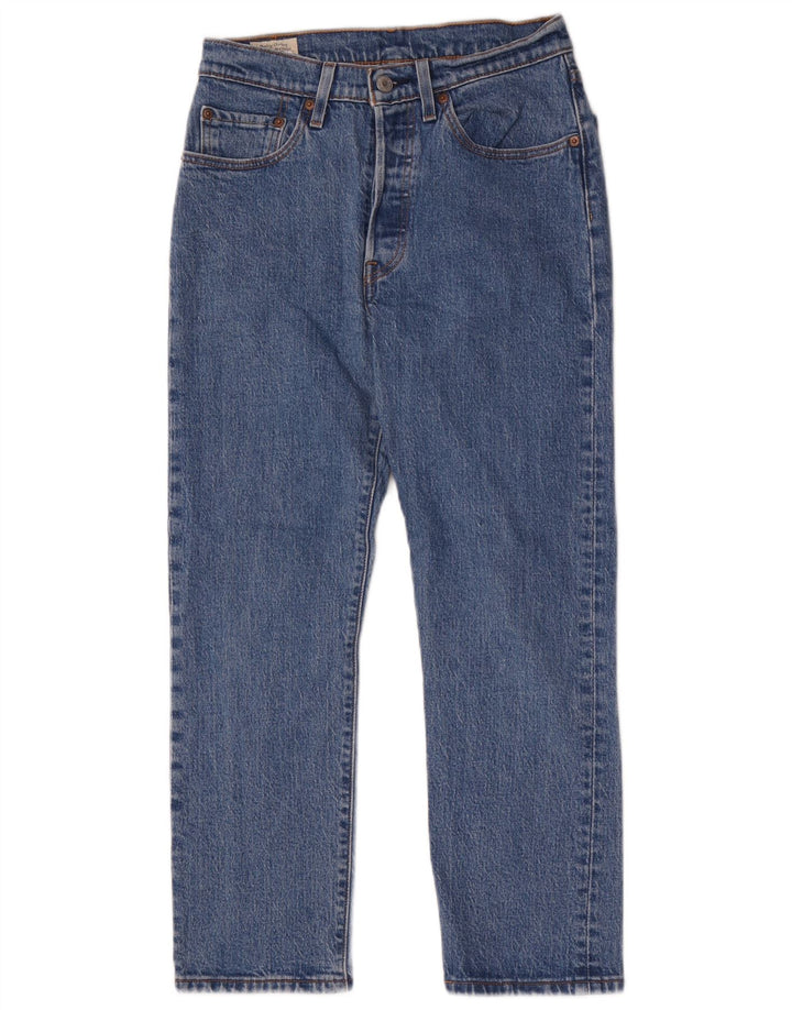 Levi's Masculino 501 Straight Jeans W26 L26 Azul Algodão