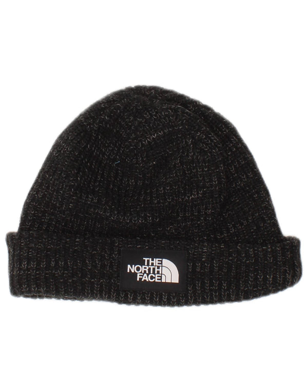 The North Face Mens Unisex Knit Beanie Hat One Size Grey Flecked Acrylic