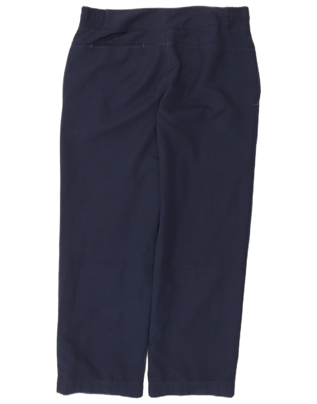 Calça Chino Reta Feminina REEBOK Grande W34 L30 Azul Marinho Poliéster