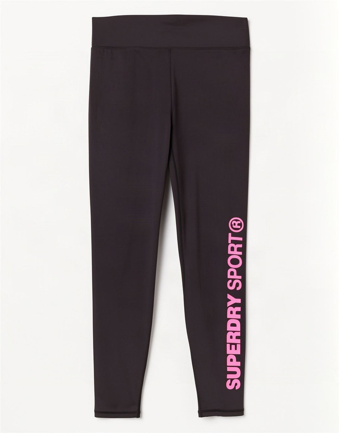 Leggings gráficas femininas Superdry UK 14 grande poliéster preto