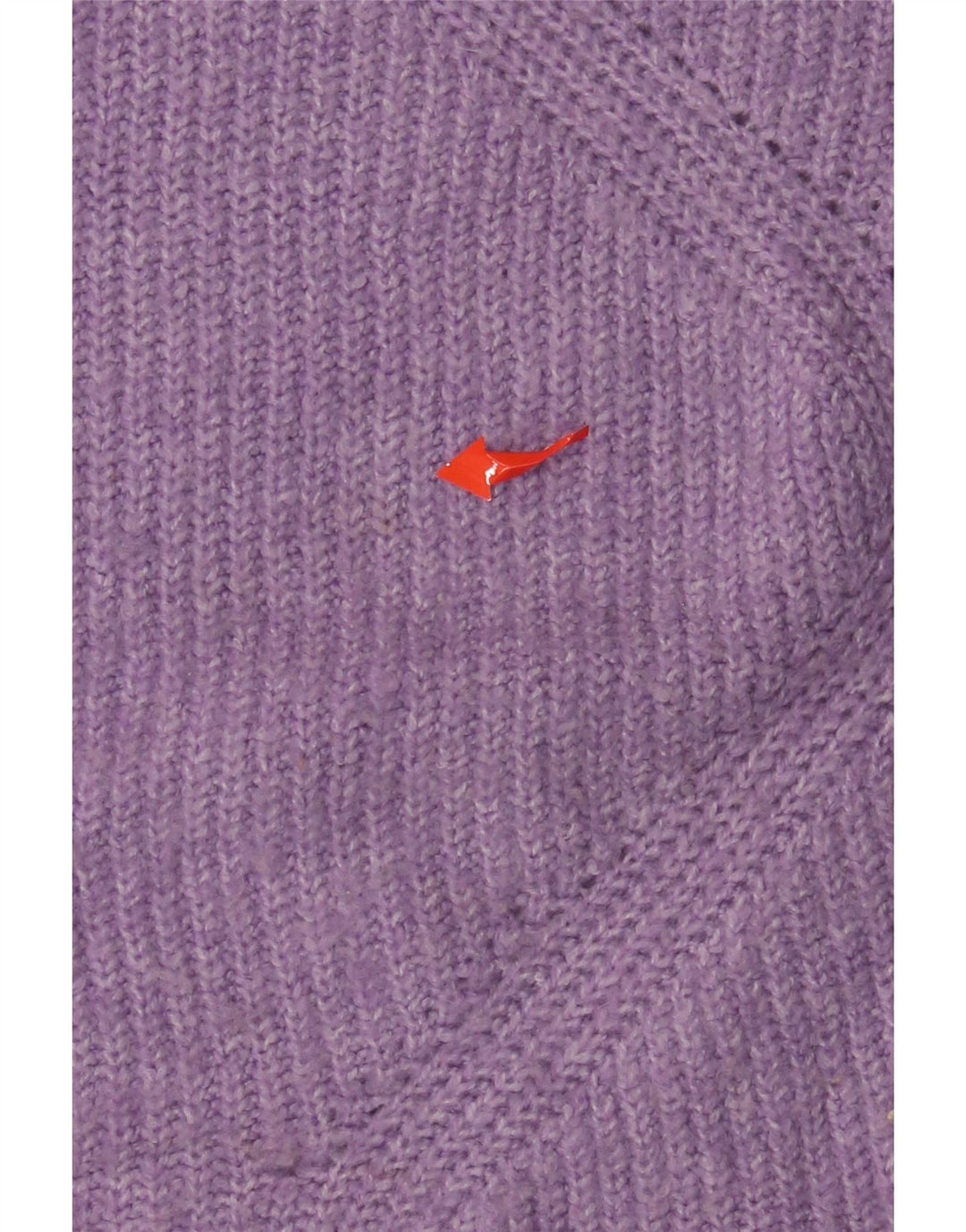Suéter feminino MARKS & SPENCER com gola redonda Reino Unido 16 grande roxo