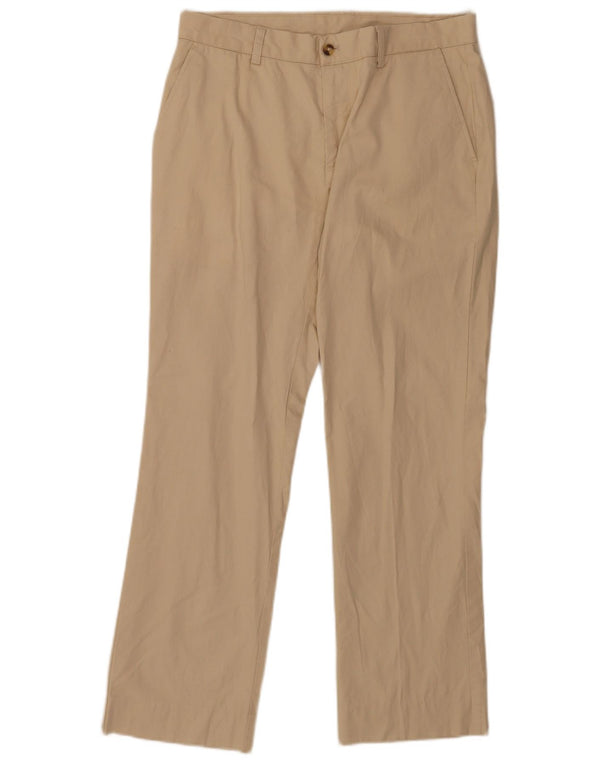 Calça chino reta masculina Calvin Klein W30 L29 algodão bege